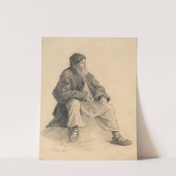 Old Beggar (1883) by Maria Klass-Kazanowska