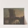 Old Bridge at Shrewsbury by Paul Sandby