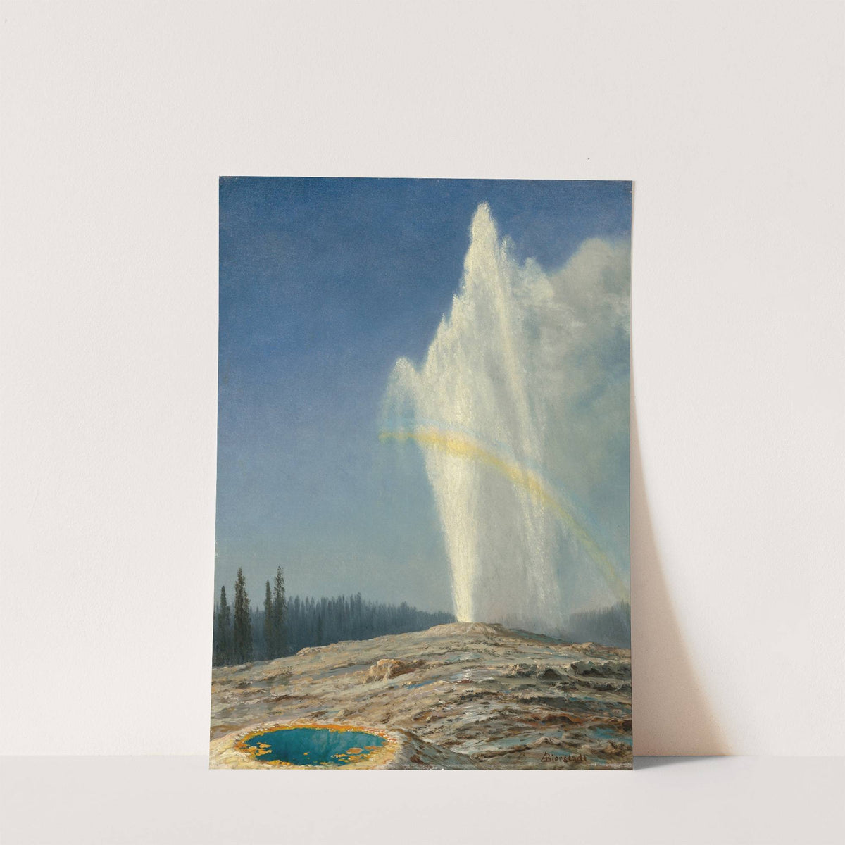 Old Faithful by Albert Bierstadt