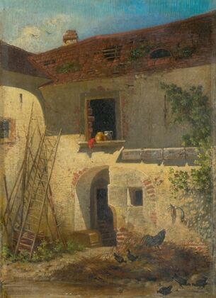 Old Farm Yard in Jur