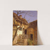 Old German Farm (1840) by Adolph Tidemand