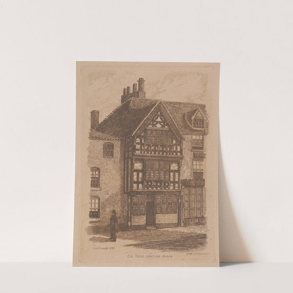 Old House. Stratford on Avon by George Barret Jr.