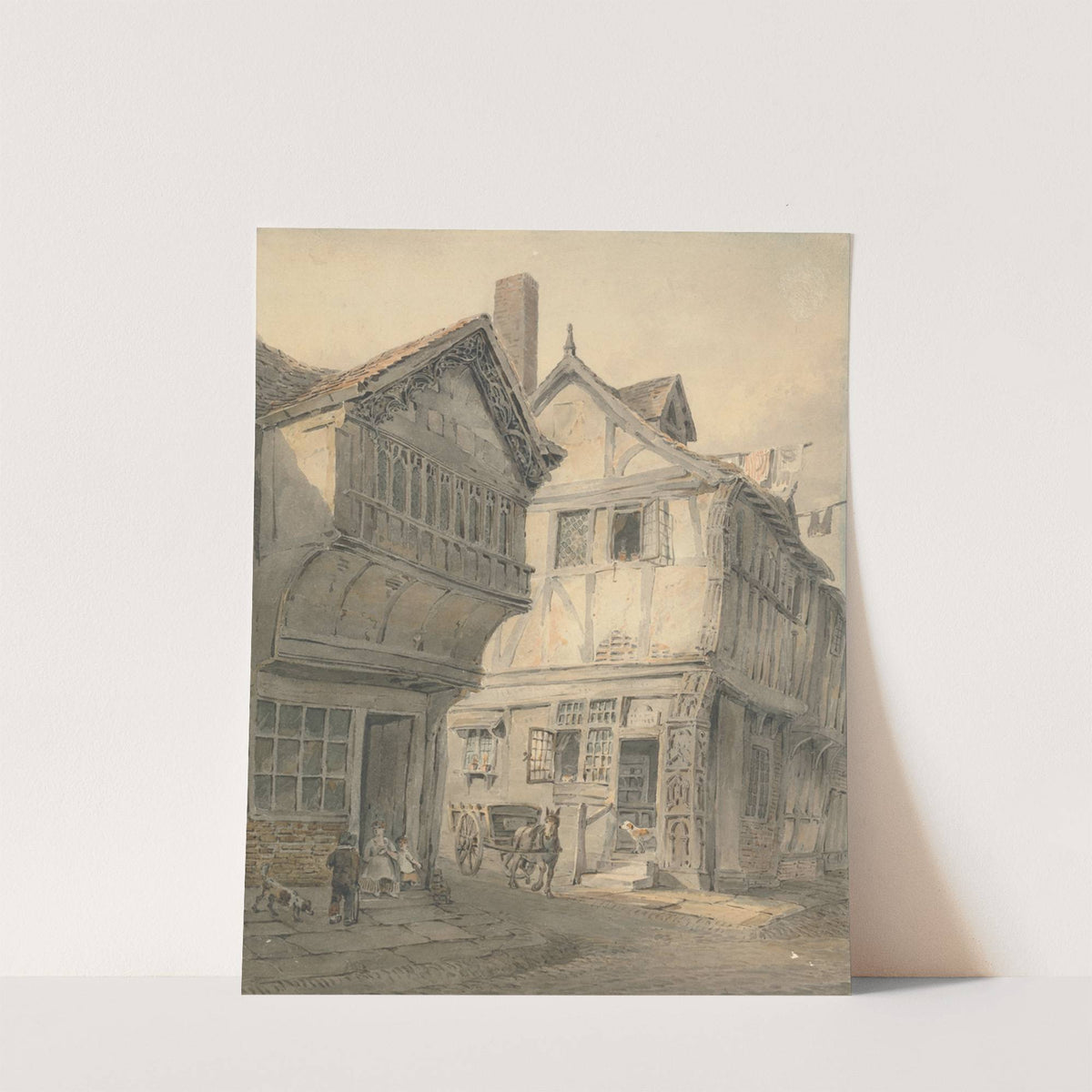 Old Houses at St. Albans by John Whichelo