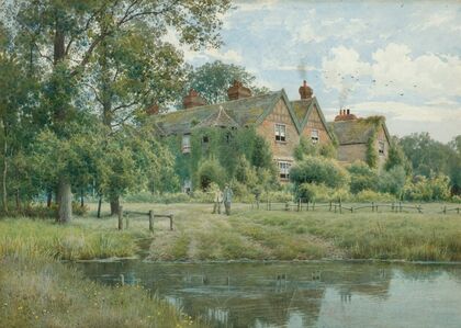 Old Houses near Cambridge (1906)
