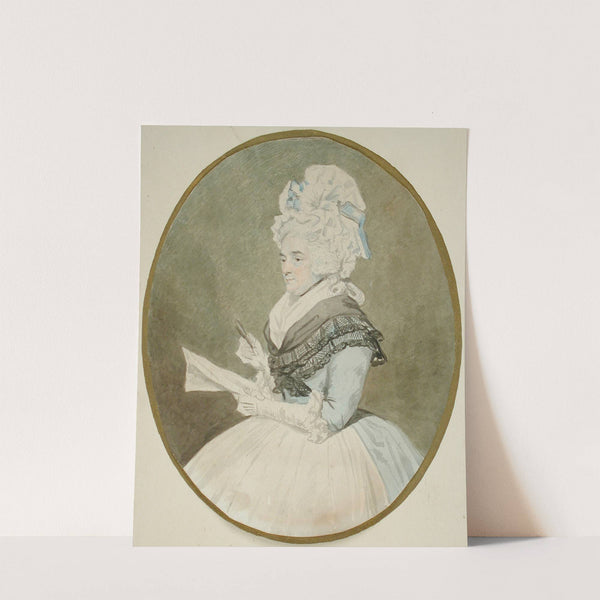 Old Lady with Magnifying Glass (1750 - 1824) by John Downman