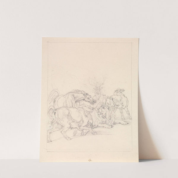 Old Lion Insulted by Samuel Howitt