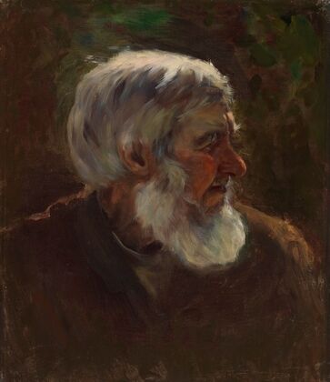 Old Man in Profile
