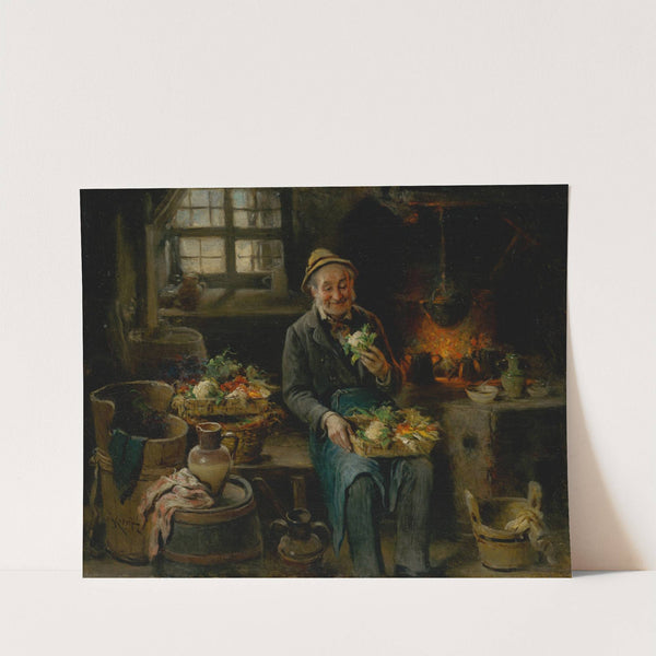 Old Man in the Kitchen by Hermann Kern