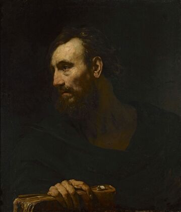 Old man with a book