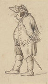 Old officer, standing