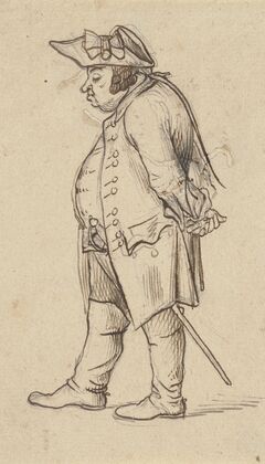 Old officer, standing
