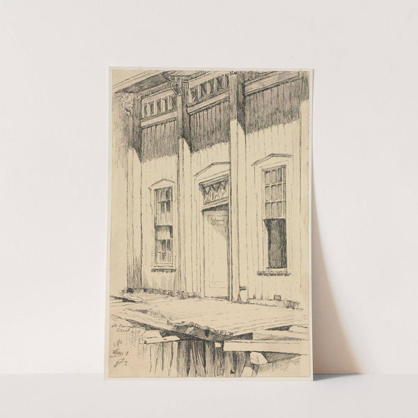 Old Passenger Depot, Cleveland by Otto Henry Bacher