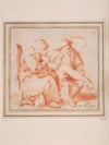 Old Peasant Couple Seated