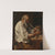 Old Peasant Lighting a Pipe by Johann Carl Loth
