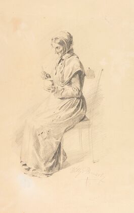 Old peasant woman (1875)