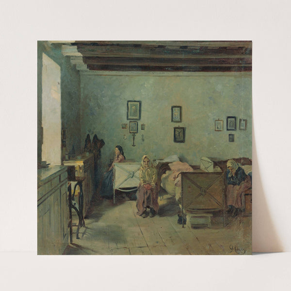 Old People&#8217;s Home in Pezinok (1908) by Gustáv Mallý