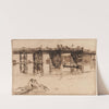 Old Putney Bridge (1879) by James Abbott McNeill Whistler