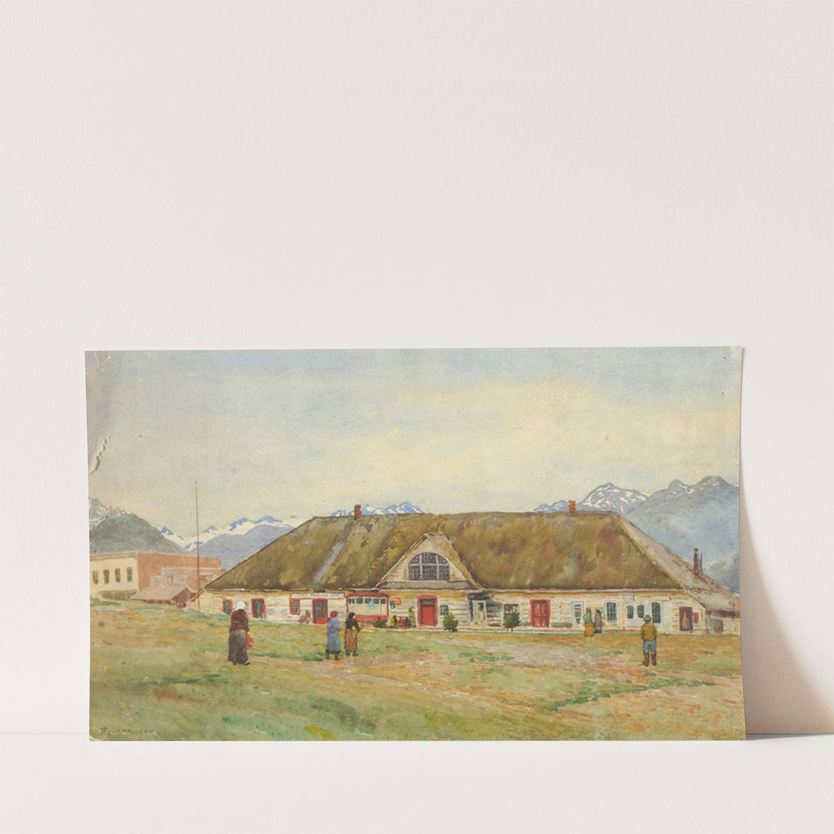 Old Russian Trading Post, Sitka (ca. 1880-1914) by Theodore J. Richardson