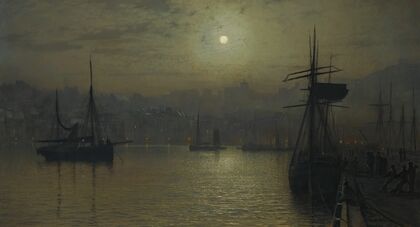 Old Scarborough, Full Moon, High Water