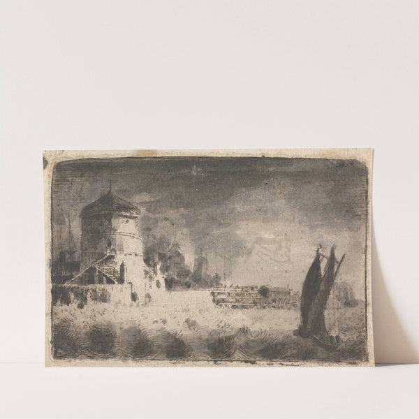 Old Tower, Leith by John Clerk of Eldin