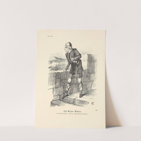 Old Warder William by Sir John Tenniel