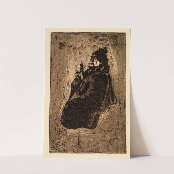 Old Woman by Edvard Munch