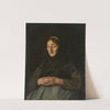 Old Woman (Alsatian Peasant Woman in Prayer) (1889) by Gustave Stoskopf