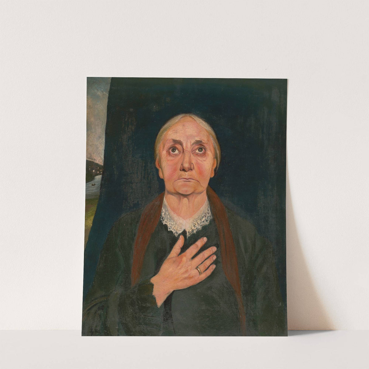 Old Woman at Prayer by Tivadar Csontváry Kosztka