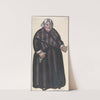 Old Woman holding keys by Sergey Yurievich Sudeikin