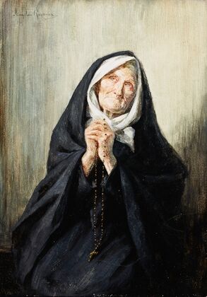 Old Woman Praying