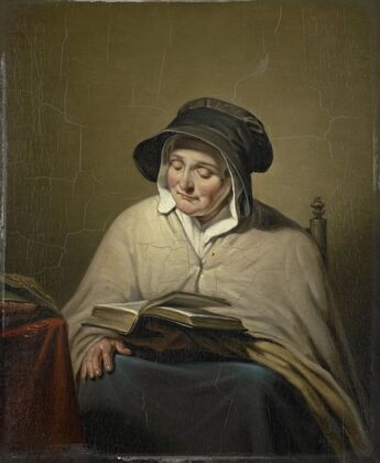 Old Woman Reading