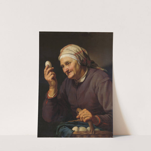 Old Woman Selling Eggs by Hendrick Bloemaert