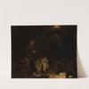 Old Woman Watching over a Dead Body I (1880-1890) by Aleksander Gierymski