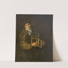 Old Woman with a Lamp by Giacomo Francesco Cipper