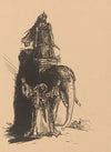 Olifant met staande berijder