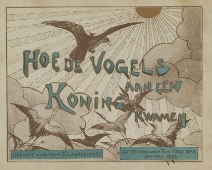 Omslag voor de serie ‘Hoe de vogels aan een koning kwamen’