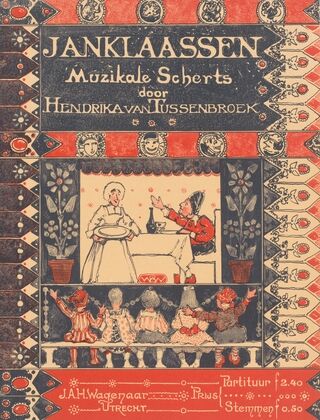 Omslag voor Hendrika van Tussenbroek, Jan Klaassen Muziekale Scherts (1900 - 1910)