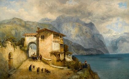 On a North Italian lake