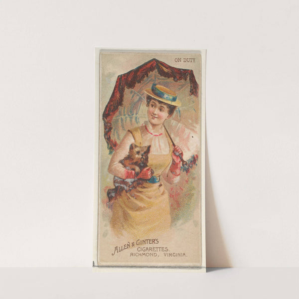 On Duty (1888) by Allen &amp; Ginter