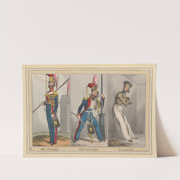 On Guard, Off Guard, Guarded (1827-1829) by William Heath