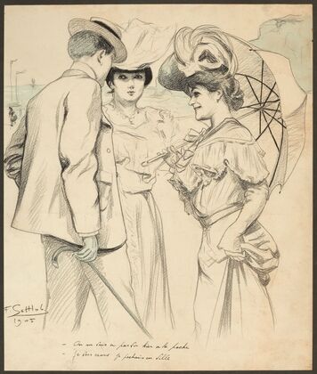 On ne vous a pas vu hier à la peche Je vous crois je pechais en ville (1905)