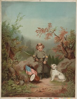 On picket guard (1869)