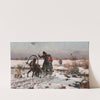 On sleighs through thaw by Julian Falat