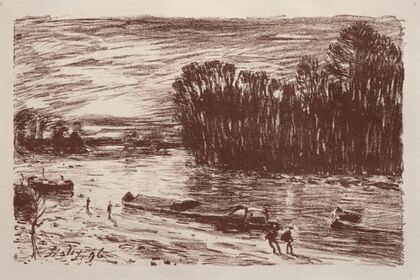 On the Banks of the Loing (1896)