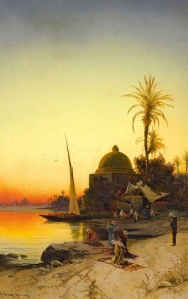 On The Banks Of The Nile (1879)
