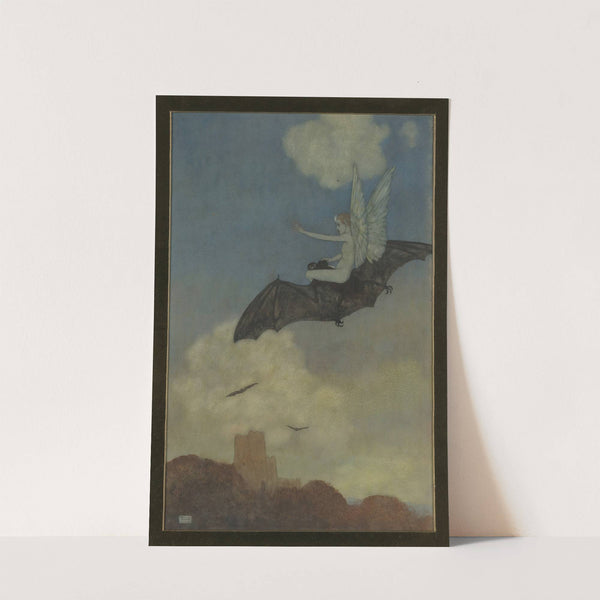 On the bat’s back I do fly After summer merrily (1908) by Edmund Dulac