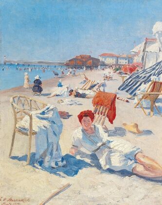 On the beach at Grado