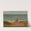 On the Beach at Marshfield (circa 1872) by Winslow Homer