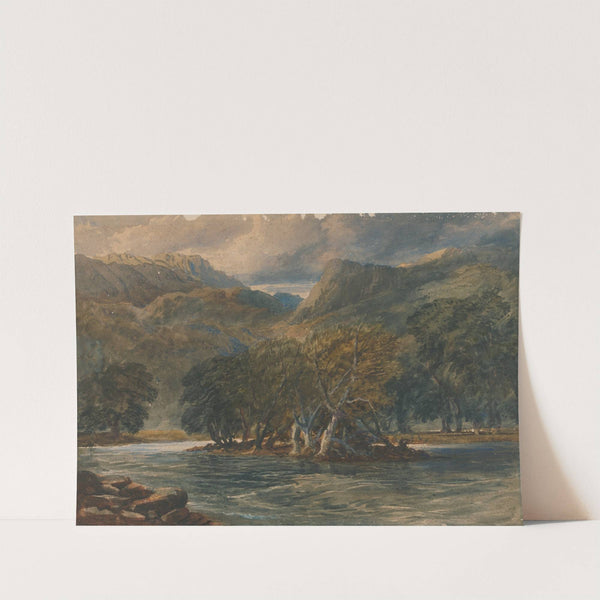 On the Conway River, North Wales by David Cox