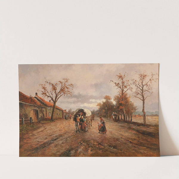 On the Country Road by Emil Barbarini